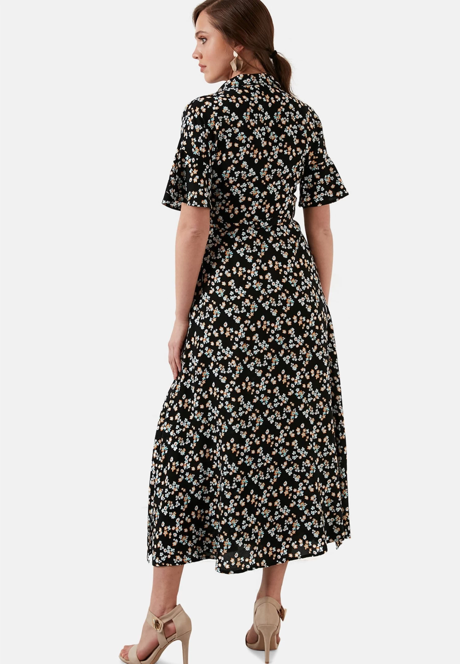 LELA Slim Fit - Blousejurk - Black 2 LELA Slim Fit - Blousejurk - Black - Afbeelding 2