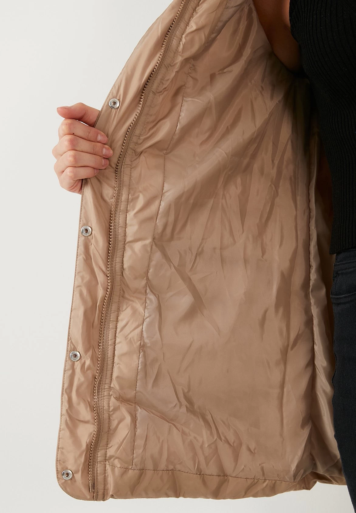 LELA Regular Fit - Winterjas - Dark Beige 4 LELA Regular Fit - Winterjas - Dark Beige - Afbeelding 4