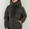 Lela Hooded Puffer Flame - Winterjas - Grey