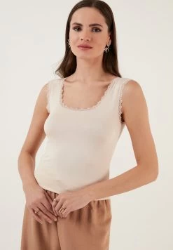 LELA Slim Fit - Top - Stone Colored