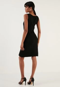 LELA Slim Fit - Etui-Jurk - Black -LELA 098afb07f1c54ba0aa2bca9356354b89