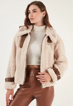 LELA Regular Fit - Winterjas - Ecru -LELA 0c0dcd6f272248bc8061c530b3ed63ca