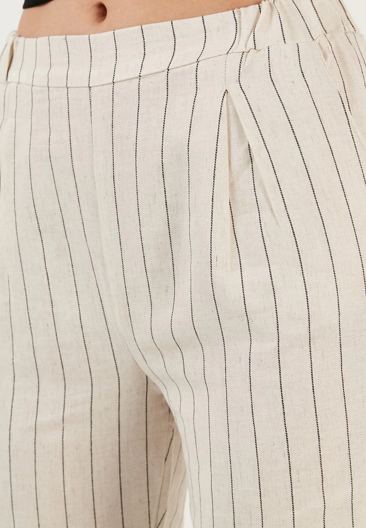 LELA Slim Fit - Broek - Ecru 4 LELA Slim Fit - Broek - Ecru - Afbeelding 4