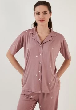 LELA Set Regular Fit - Pyjama - Dusty Rose -LELA 0c8d201fc5dd4ec185ad1c4359332dc7