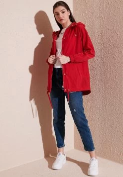 LELA Regular Fit - Parka - Red -LELA 0e5799324ce3444f92ed541eacecc357