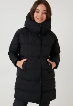 LELA Oversized Inflatable Long- Winterjas - Black -LELA 0f8d2d266e4c4d9c974f898d2f004fdd