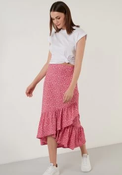 LELA Regular Fit- A-Lijn Rok - Fuchsia 11 LELA Regular Fit- A-Lijn Rok - Fuchsia -LELA 104baee068e4434c8160a7aed65af476