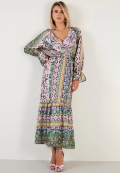 LELA 36 LELA Regular Fit - Maxi-Jurk - Pink