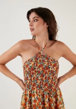 LELA Regular Fit - Jurk - Orange/Yellow 10 LELA Regular Fit - Jurk - Orange/Yellow -LELA 124cb98afc6b44c2858c86381923748c