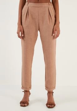 LELA Slim Fit - Broek - Camel
