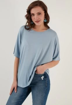LELA Loose Fit - Blouse - Baby Blue