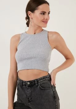 LELA Top - Grey -LELA 156d6f044b07489dbc97318e491fd7eb