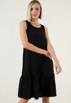 LELA Regular Fit- Jurk - Black