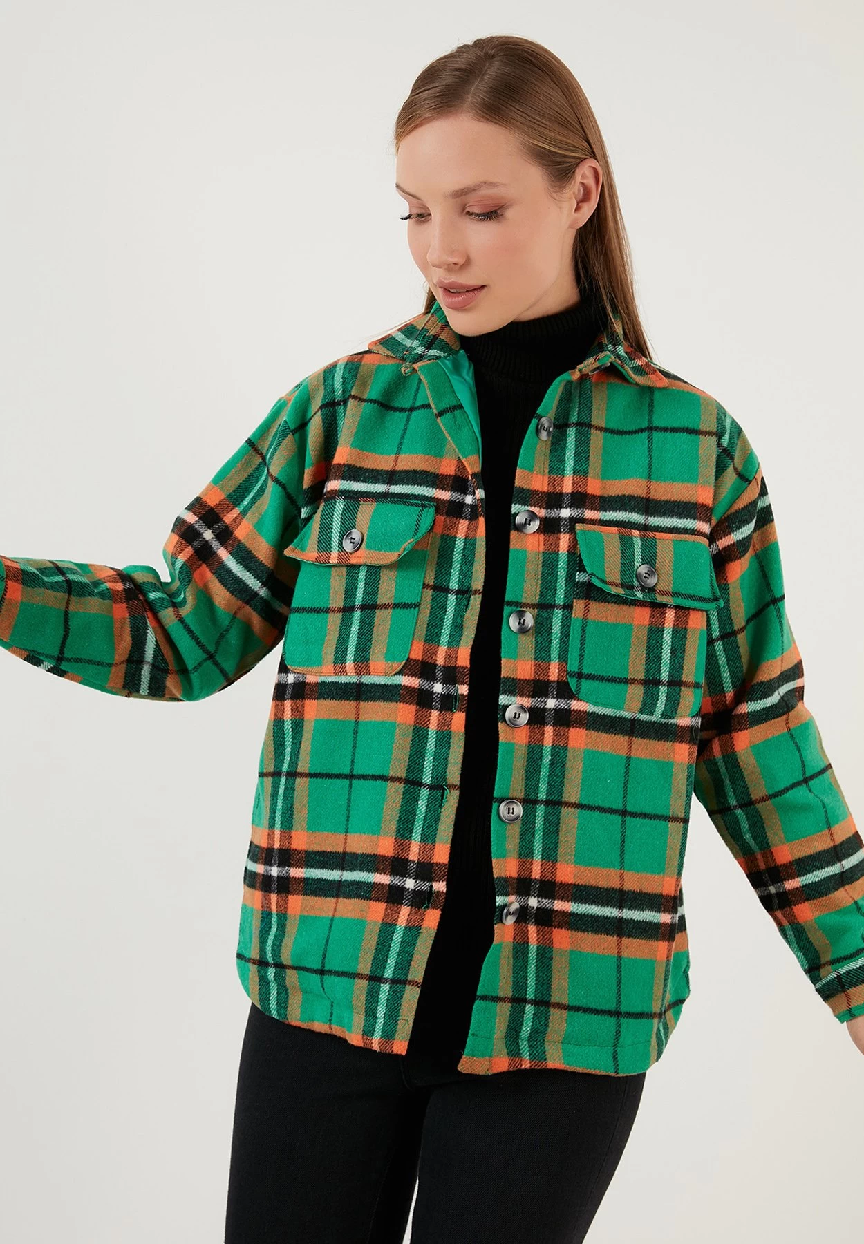 LELA Jas - Green 2 LELA Jas - Green - Afbeelding 2