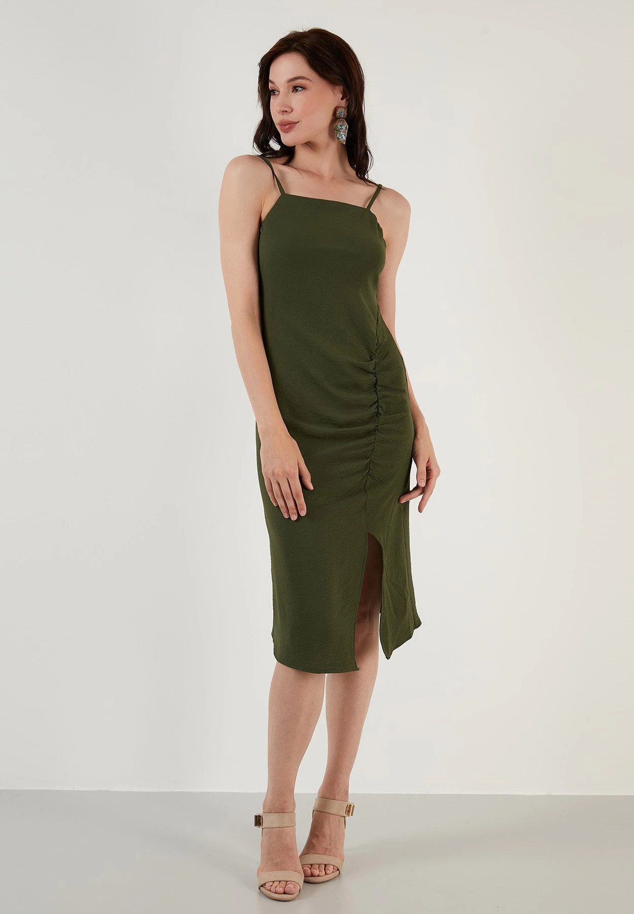 LELA Jurk - Light Khaki 2 LELA Jurk - Light Khaki - Afbeelding 2