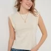 LELA Crew Neck- Top - Stone Colored