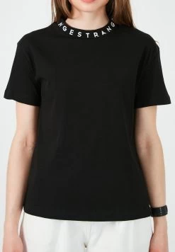 LELA Regular Fit - T-Shirt Print - Black -LELA 20099263e2a64ff4a73209e74f3d9f2c