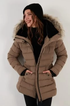 LELA Regular Fit - Winterjas - Camel -LELA 227b881913b849b199a78b4f52246ec6