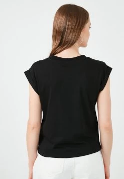 LELA Basic - T-Shirt Basic - Black -LELA 237e76d1dac5486b872d28cb06f345f6