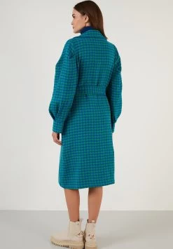 LELA Loose Fit - Trenchcoat - Green -LELA 272dd7536f38488794d97444732fffee