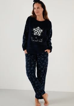 LELA Regular Fit - Pyjama - Dark Blue -LELA 2be732dc53c94545a85bec48c39b0d8c