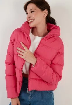 LELA Regular Fit - Winterjas - Fuchsia -LELA 2cac64efe2cc4994b839dff997e6e1f9