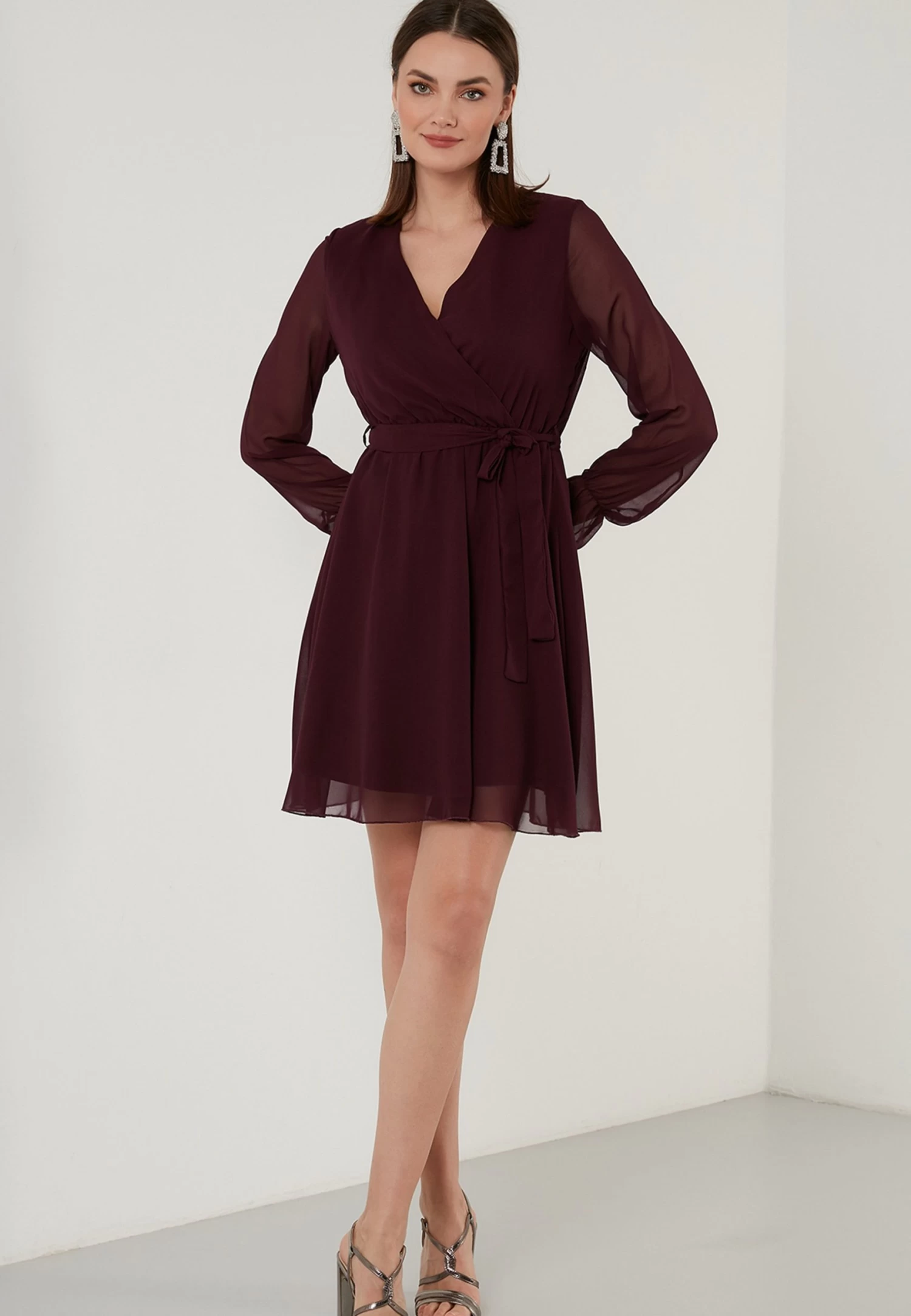 LELA Mini- Jurk - Purple 2 LELA Mini- Jurk - Purple - Afbeelding 2