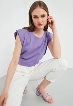 LELA Crew Neck - T-Shirt Basic - Lilac -LELA 2d45b507e778420386b27e043501f56b
