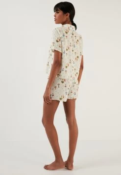 LELA Regular Fit - Pyjama - Beige -LELA 2d81e99d421c49e9b908b8f2a3f4f781