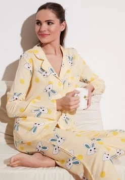 LELA Set - Pyjama - Yellow -LELA 2e9d804f95dc47f38674b7bbadfe48aa