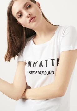 LELA T-Shirt Print - White -LELA 2eced1f640e444819176fbed737c7c16