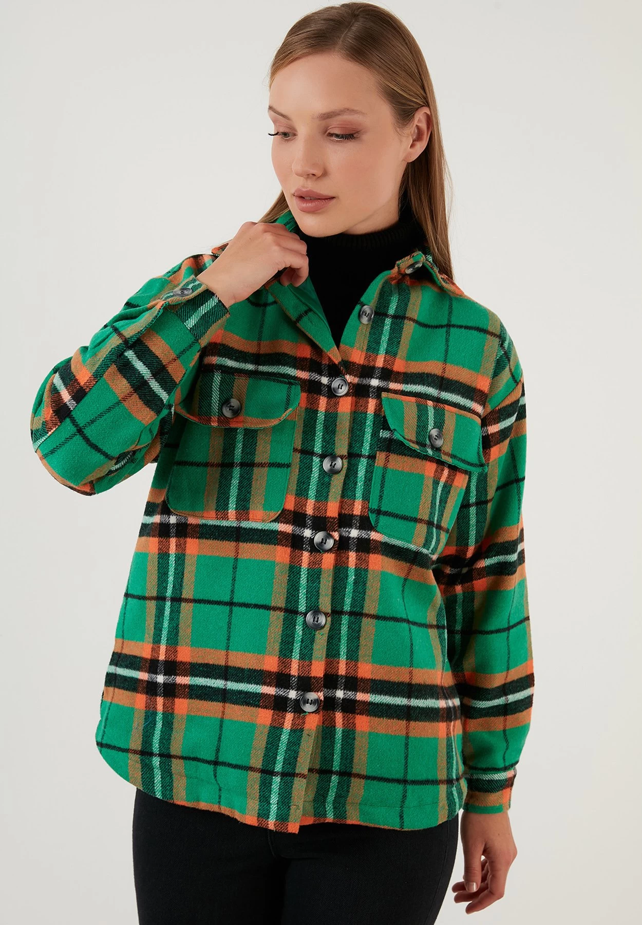 LELA Jas - Green 4 LELA Jas - Green - Afbeelding 4