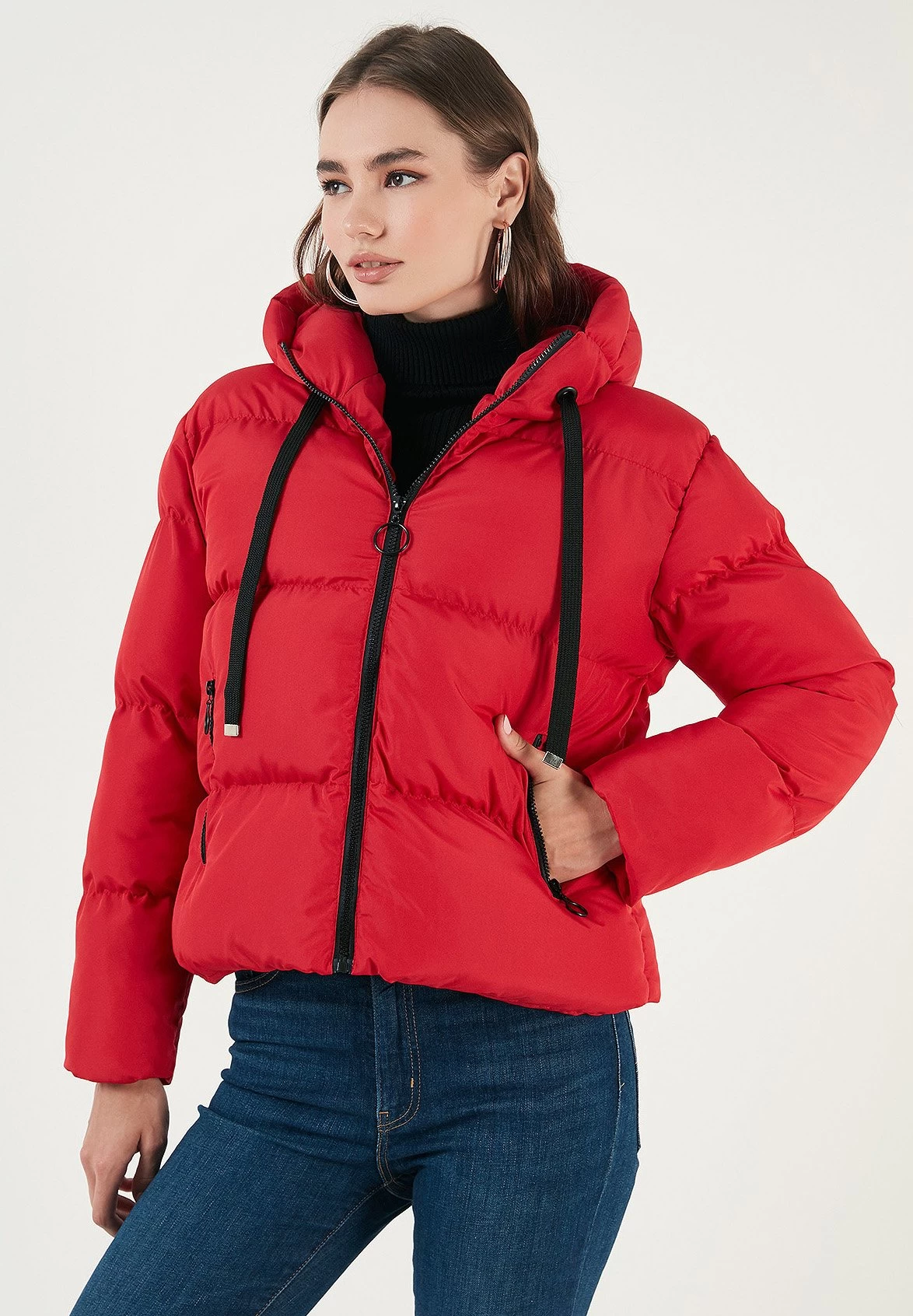 LELA Regular Fit - Winterjas - Red 6 LELA Regular Fit - Winterjas - Red - Afbeelding 6