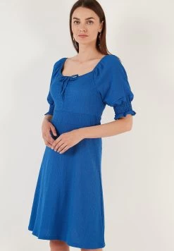 LELA Regular Fit - Jurk - Royal Blue -LELA 35cc8cfd35b1489c9b11215930b6030e