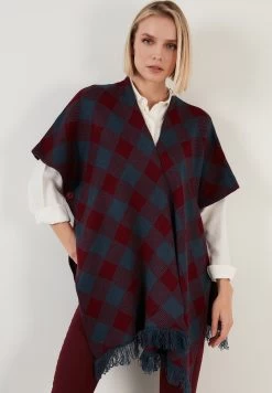 LELA Poncho - Dblue Bordeaux -LELA 36e92c33305f4eff8bff19ddd34e9082