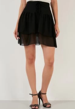 LELA Regular Fit - Minirok - Black 11 LELA Regular Fit - Minirok - Black -LELA 39019c036598405caf44e6be57c91880