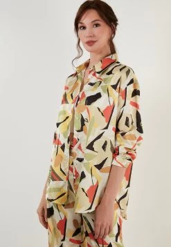 LELA Loose Fit - Broek - Yellow -LELA 3cb7d329201a481d80c7127a39d46571