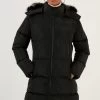 LELA Regular Fit - Winterjas - Black