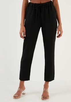 LELA Regular Fit - Broek - Black