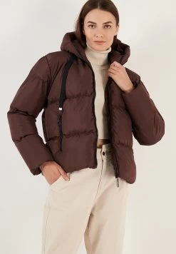 LELA Regular Fit - Winterjas - Brown