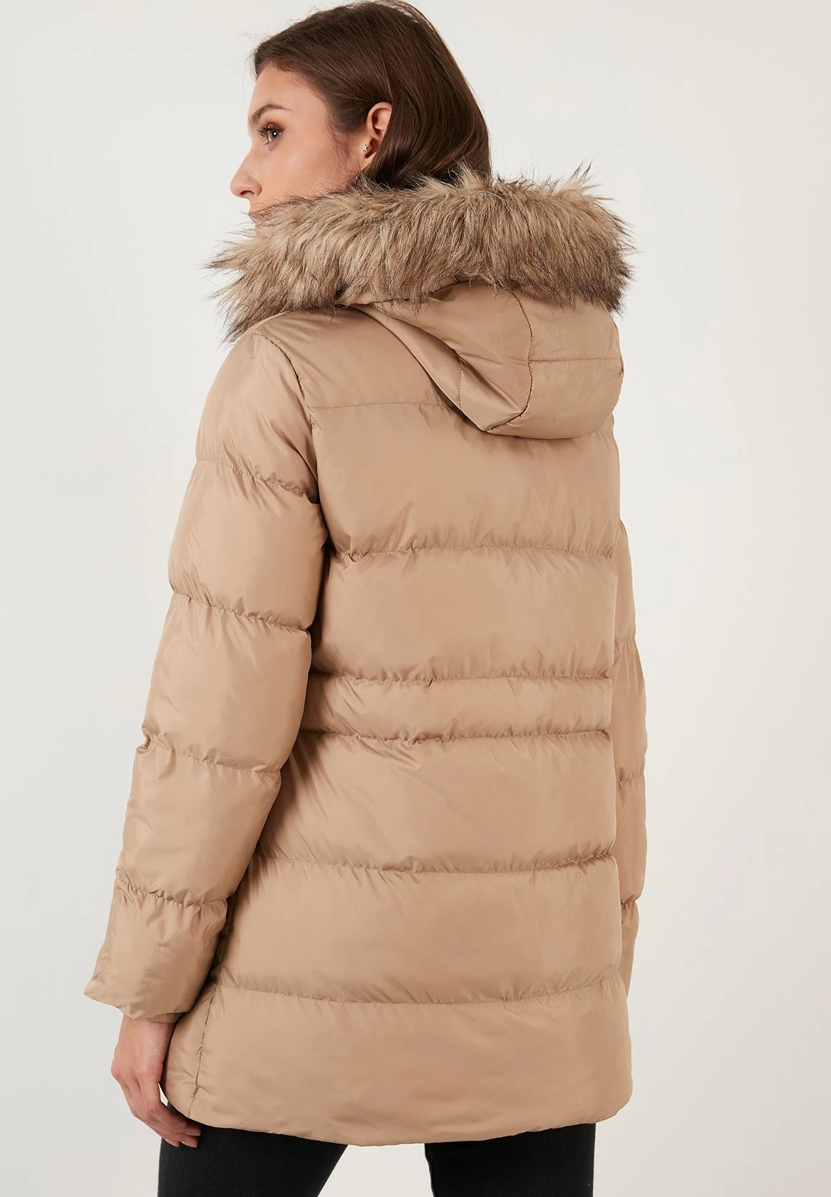 LELA Regular Fit - Winterjas - Dark Beige 3 LELA Regular Fit - Winterjas - Dark Beige - Afbeelding 3