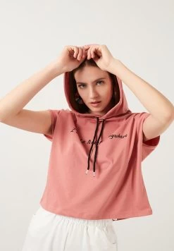LELA Slim Fit - Hoodie - Dusty Rose Color -LELA 40cad8a22d7f46a0b6ff427ab39c2628