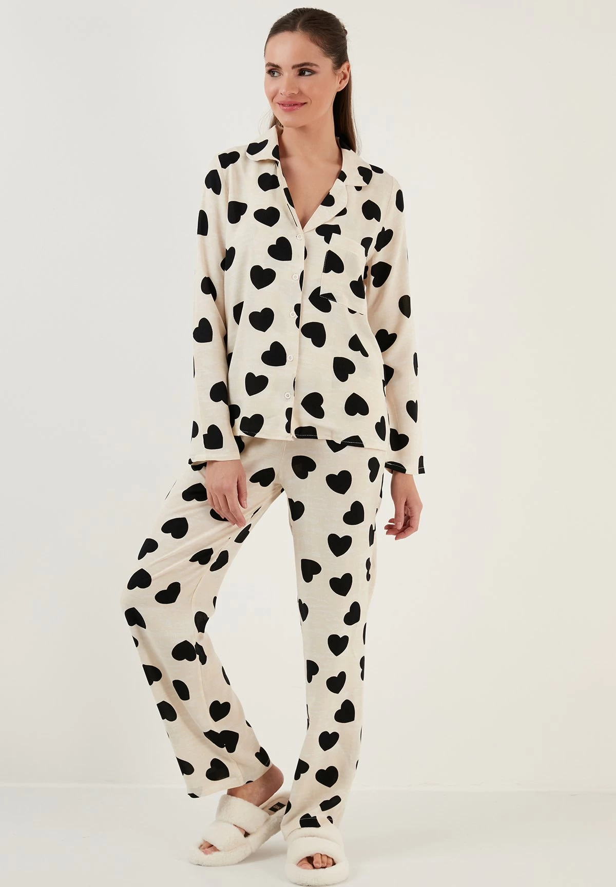 LELA Set - Pyjama - Beige 1 LELA Set - Pyjama - Beige