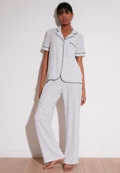 LELA Regular Fit Set - Pyjama - Ecru