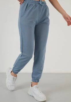 LELA Slim Fit - Trainingsbroek - Baby Blue -LELA 4b39960b578b4beda1a5a30c7a733f26