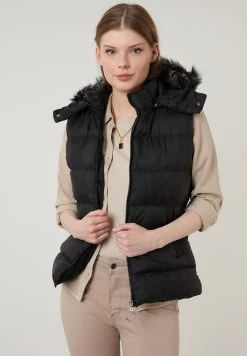 LELA Slim Fit - Bodywarmer - Black -LELA 4bba5e2f939142e6ad9a4406c40ba8ea