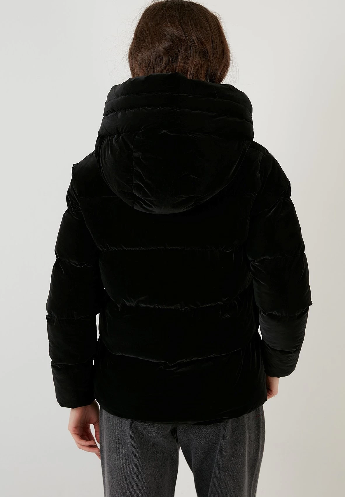 Lela Hooded Puffer Flame - Winterjas - Black 2 Lela Hooded Puffer Flame - Winterjas - Black - Afbeelding 2