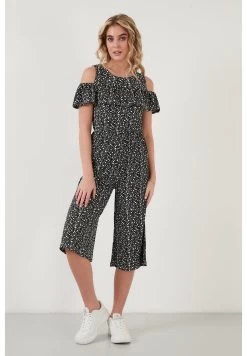 LELA Slim Fit - Jumpsuit - Black-White