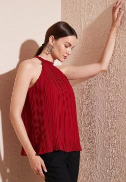 LELA Regular Fit - Blouse - Red -LELA 4fe7fe5895e3496dbe40a2a9c3274039