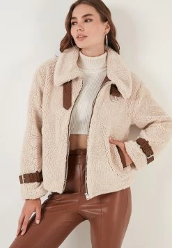 LELA Regular Fit - Winterjas - Ecru -LELA 5127b9e28ad54c11af7fc00faf5eb8a2